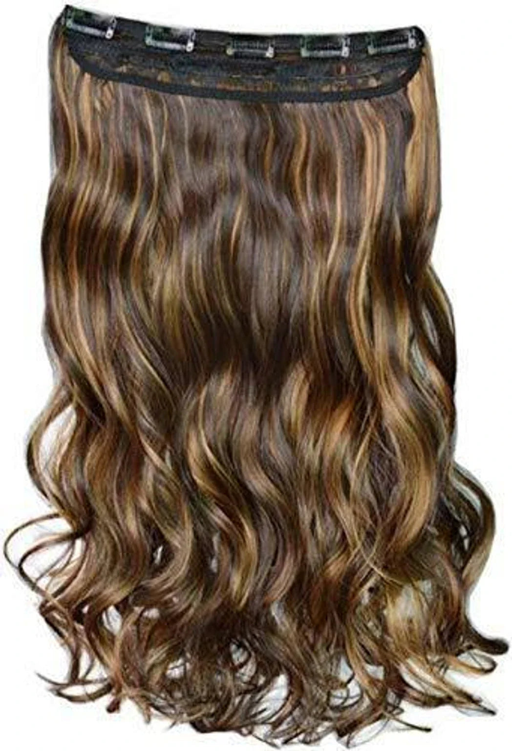 Curly Hair Extension 20 Inch Natural Black Clip-In