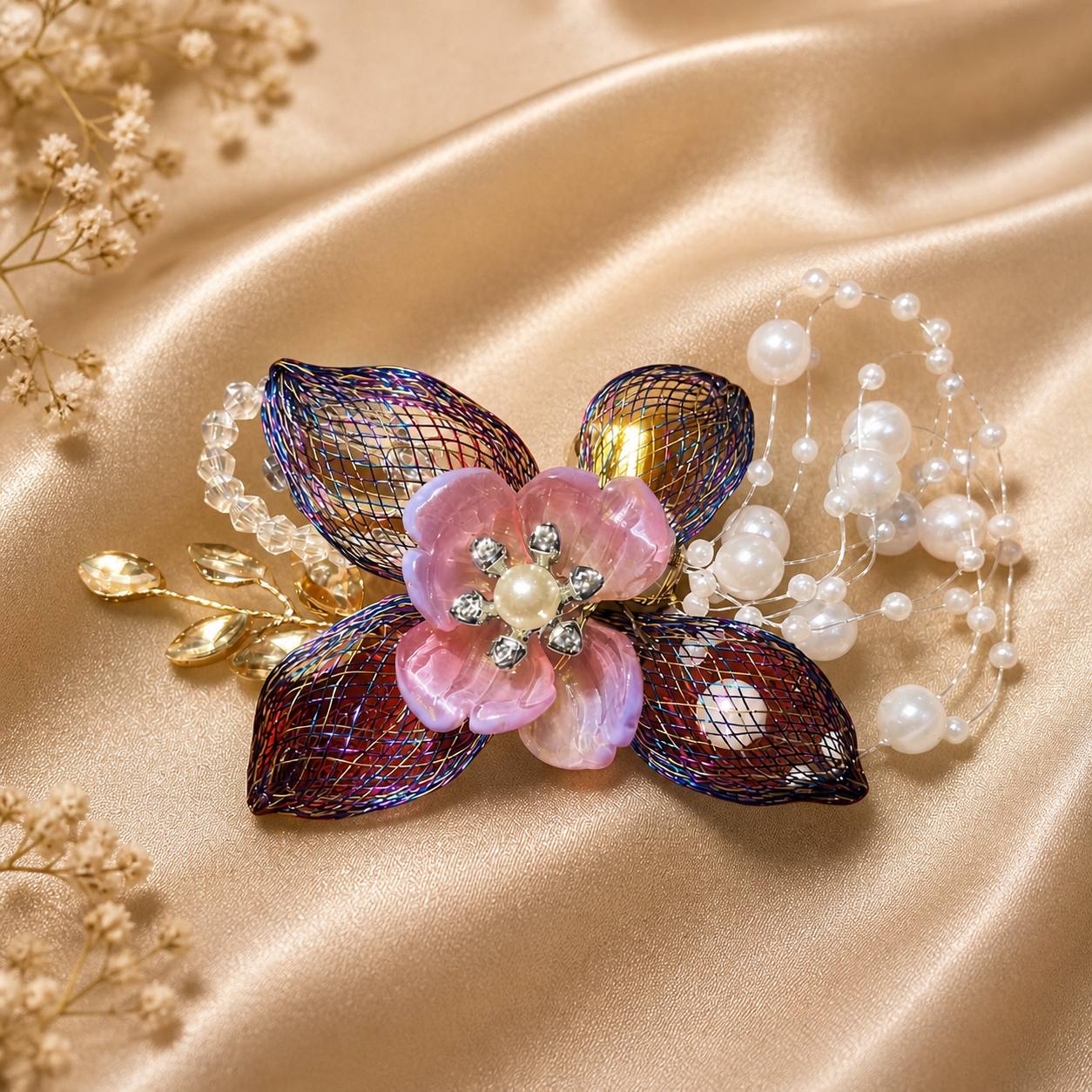 Bridal Pearl Hair Clip for Women (Wedding Wear)
