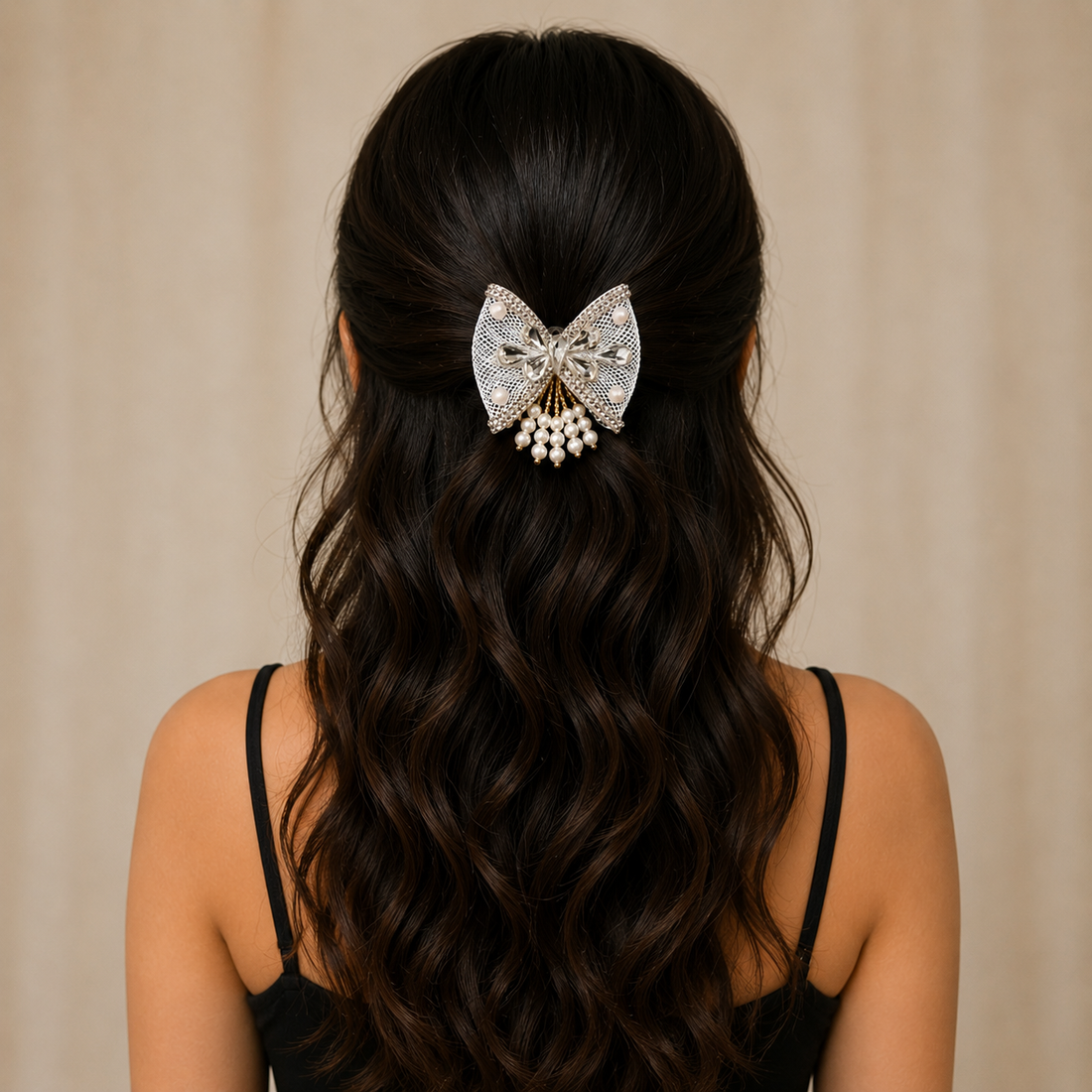 Crystal Hair Comb for Wedding Look