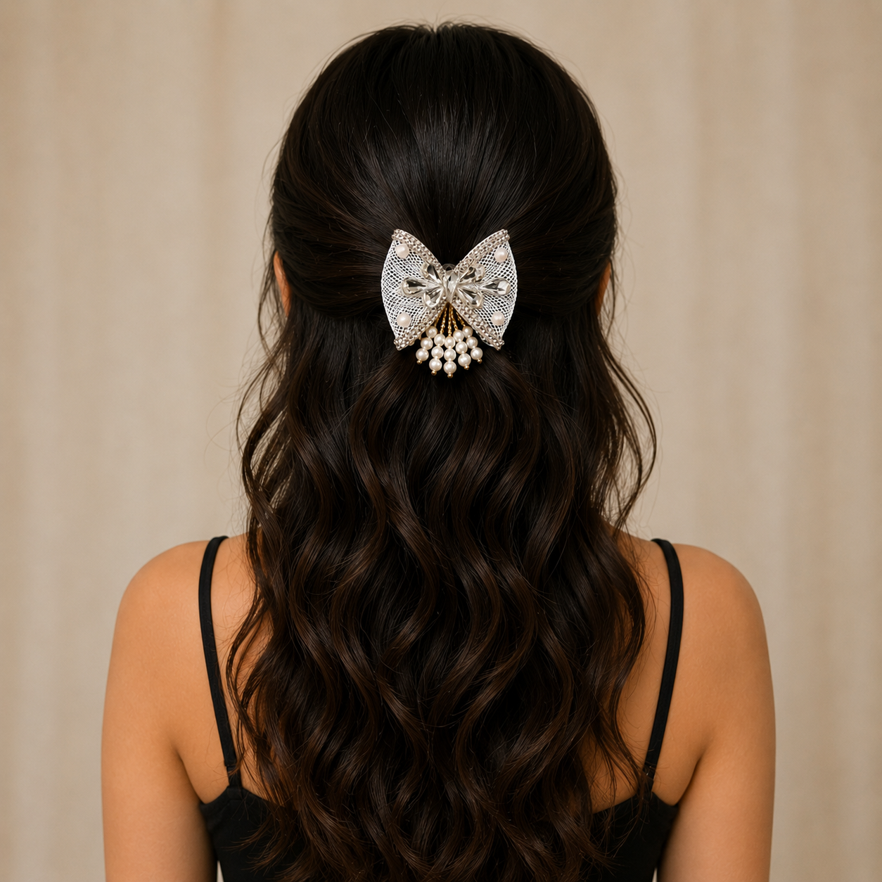 Crystal Hair Comb for Wedding Look